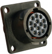 UTS012E14S Panel Mount Socket with Flange UTS Hi Seal Poles=14 Female Housing size12