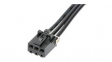36921-0300 L1NK 396 Receptacle Cable Assembly, 3.96mm Pitch, 75mm, Black