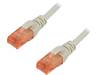 DK-1617-070 Patch cord; U/UTP; 6; многопров; Cu; LSZH; серый; 7м