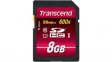 TS8GSDHC10U1 Memory Card, SDHC, 8GB, 90MB/s