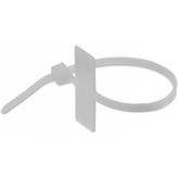 IT 18 R [100 шт], Cable ties with marking tags 102 mm x 2.5 mm White - 111-818, HellermannTyton
