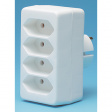 TDZ1C2A Multi socket white