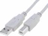 CU201-018-PB Кабель; USB 2.0; вилка USB A, вилка USB B; никелированные; 1,8м