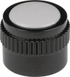 4132.603 Plastic rotary knob black 19.8 mm
