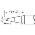 SFV-CH10A Soldering Tip Chisel / Narrow / Long Reach 1.0 mm 390 °C