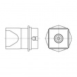 NQ35 Quad Nozzle, 20.5 mm x 20.5 mm