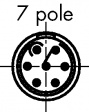 EGG.0B.307.CLL Разъем устройства, серии B 7 штырьков Число полюсов=7