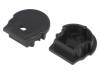 A1970002, Заглушка для профилей LED; черный; ABS; Назначение: UNI12, TOPMET