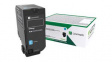 75B20C0 Toner Cartridge, 10000 Sheets, Cyan