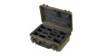 RND 600-00301 Watertight Case with Padded Dividers and Organizer, 19.64l, 464x366x176mm, Polypropylene (PP), Brown