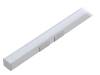SMART16 B/U4 ANOD 1M SET STD Профиль для LED модулей; молочный; накладной; натуральный; L: 1м