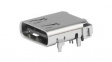 217183-0001 USB Connector, USB-C 3.2 Receptacle, Right Angle, 24 Poles