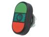 1SFA611130R1102 Переключатель: двойной; 1; 22мм; красный/зеленый; Подсвет: MLB-1