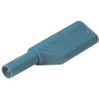 LAS S WS BLAU / BLUE Safety plug diam. 4 mm Blue CAT II