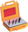 XSTS 1 Hexibit step boring bit sets