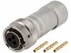RT0612-3SNH-K, Круглый; вилка; "мама"; PIN:3; 13А; внутр.байонетное соединение, Amphenol