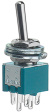 MS-244 Miniature Toggle Switch, On-On, Soldering Lugs
