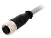 21348500C79050 Вилка; M12; PIN:12; "мама"; код A-DeviceNet / CANopen; 5м; провода