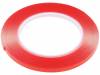 AFTC-5310-6MM-5M, Лента: монтажная; W:6мм; L:5м; D:1мм; Клей: акриловый; 100°C, AFTC