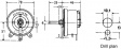 22/80G 250R Rheostat 250 Ohm  ±  10 % 100 W