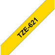 TZE-621 Label Tape 9 mm Black on Yellow 8 m