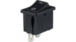 CWSB11AA1F ROCKER; SPST; Пол: 2; ON-OFF; 6A/250ВAC; черный; нет; Корпус: черный
