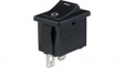 CWSB11AA1F Rocker Switch SPST ON-OFF Black