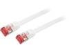CF2071S Patch cord; U/FTP; 6; многопров; CCS; ПВХ; белый; 5м; 32AWG