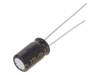 UKW1A221MED Конденсатор: электролитический; THT; 220мкФ; 10ВDC; O6,3x11мм