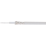3000031600, Coaxial Cable RG316 7x 0.17mm Silver-Plated Copper FEP White, Habia Cable