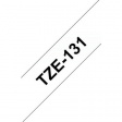 TZE-131 Этикеточная лента 12 mm черный на прозрачном