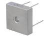 MMB254W Однофазный выпрямительный мост; Urmax:400В; If:25А; Ifsm:400А