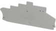 3012311 D-PT 2,5-4L/2P End plate, Grey