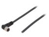 SAIL-M8BW-4-5.0U Соединительный кабель; M8; PIN: 4; угловой; 5м; вилка; 30ВAC; 4А