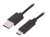 50484 Кабель; USB 2.0,USB 3.1; вилка USB A, вилка USB C; 1,8м