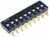 A6S-9101-H, Переключатель: DIP-SWITCH; Кол-во секций:9; ON-OFF; 0,025A/24ВDC, Omron