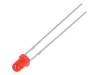 FYL-3014ED1A LED; 3мм; красный; 40мкд; 40°; Поверхность: выпуклая; Шаг:2,54мм