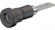 23.1015-21 Press-in Socket \x1a4mm Black 25A 60V Nickel-Plated