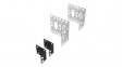VRA5004 Rack Accessory Mounting Bracket, 2pcs, Metal, Black/Silver