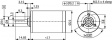 114955 DC Motor, 22 mm, with Gear Drive, 22 mm