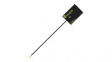 FXUWB20.07.0100C Antenna, ISM, 3.1 ... 5 GHz/6 ... 8.2 GHz/8.2 ... 10.3 GHz, 35mm, 5 dBi, U.FL, Adhesive Mount