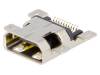 206H-SABN Разъем: HDMI; гнездо; middle board mount; PIN:19; позолота; SMT