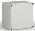 OPCP202013G Cubo O 200 x 200 x 132 мм, глухая стенка, серая крышка, PC, IP 66/67