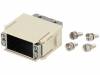 09140009930, Разъем: HAN; модуль; "папа"; Han Modular D-Sub; прямой; 5А; 50В, Harting