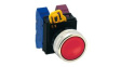 YW4B-A1R Pushbutton Switch Actuator, Metal, Red, Latching Function