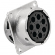 RT0018-8SNH Square flange receptacle 8P