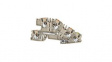 2668930000 Terminal Block, Blade Terminal, 6.3 x 3.5 mm, 5 Poles, 250V, 24A, 0.14 ... 4mm², Dark Beige