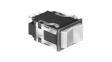 AML24EBA2BC03 Rocker Switch, DPDT, Momentary, 0.1A, 12