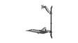 DA-90372 Single Monitor / Keyboard Wall Mount, 32", 75x75/100x100, 8kg