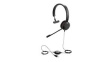 4993-829-489 USB-C Headset, Evolve 20, Mono, On-Ear, 7kHz, USB, Black